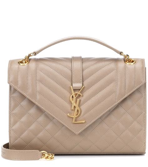 ysl cream shoulder bag|saint laurent monogram shoulder bag.